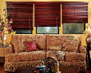 Horizontal 2 inch Wood Blinds in classic Delray Beach Living room